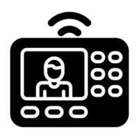 Intercom System Vector Icon