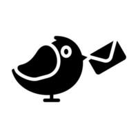 Carrier Pigeon Vector Icon