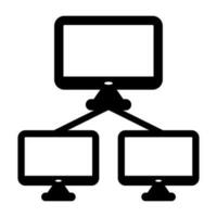 Network Monitoring Vector Icon