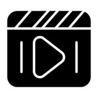 Clapperboard Vector Icon