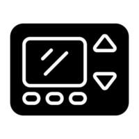 Smart Thermostat Vector Icon