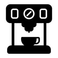 Coffee Maker with Wi-Fi Vector Icon