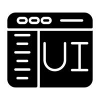 User Interface Vector Icon