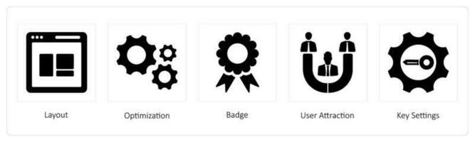 Layout, Optimization, Badge vector