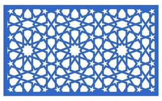 Decorative floral patterns, geometric template for cnc laser cutting vector