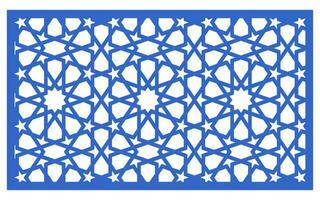 Decorative floral patterns, geometric template for cnc laser cutting vector