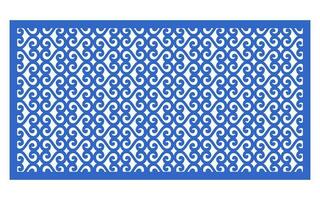 Decorative floral patterns, geometric template for cnc laser cutting vector
