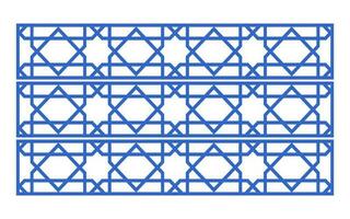 Decorative floral patterns, geometric template for cnc laser cutting vector