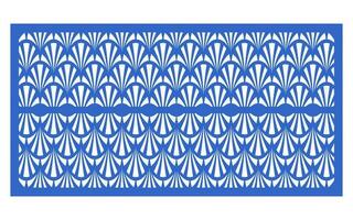 Decorative floral patterns, geometric template for cnc laser cutting vector