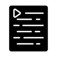 Document Indent Vector Icon