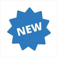 New tag icon. Vector and glyph