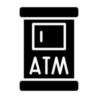 Atm Machine Vector Icon