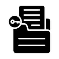 Document Unlock Vector Icon