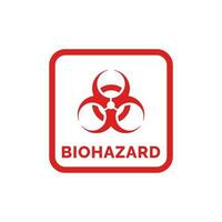 Biohazard packaging mark icon symbol vector