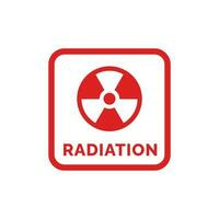 Radiation packaging mark icon symbol vector