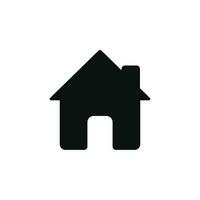 House icon isolated on white background vector