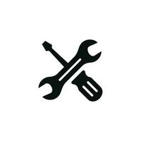 Tools icon isolated on white background vector