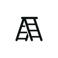 Step ladder icon isolated on white background vector