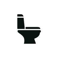 Toilet icon isolated on white background vector