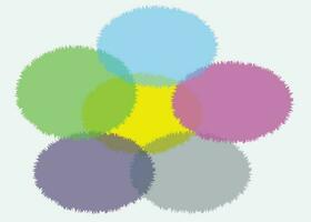 Abstract watercolor on white and black background. The color splashing on the paper. It is a hand drawn.Print vector