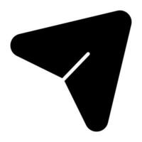 Paper Plane Vector Icon