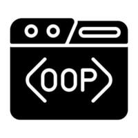 OOP Vector Icon