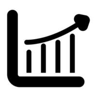 Chart Arrow Grow Vector Icon