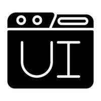 User Interface Vector Icon