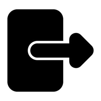 Exit Vector Icon