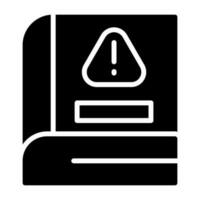 icono de vector de libro