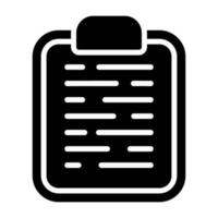 Clipboard Vector Icon