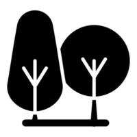 icono de vector de árboles