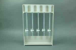 Plastic Microcolumn Rack for ion exchange column photo