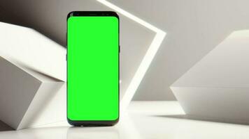 inteligente Telefono modello verde schermo gratuito video
