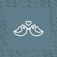 Lovebirds Vector Icon