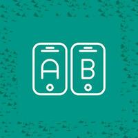 A B Testing Vector Icon