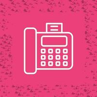 Fax Machine Vector Icon