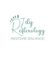 reflexology logo design vector