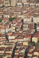 istanbul old town roofs. Aerial view. photo