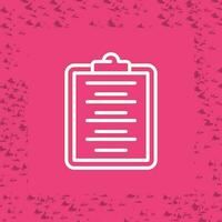 Writing Pad Vector Icon