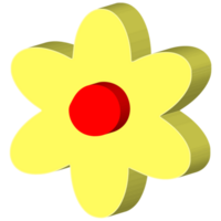 3d fleur icône. png