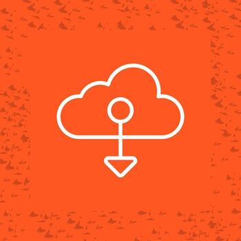 nube nativo vector icono