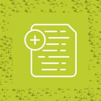 Document Insert Icon Vector Icon