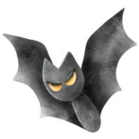 Halloween black bat. png