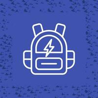 Smart Backpack Vector Icon