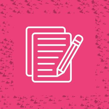 icono de vector de edición de documento