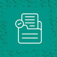 Document Check Vector Icon
