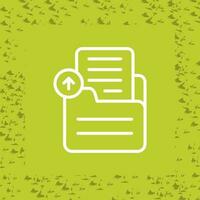 Document Upload Vector Icon
