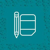 Eraser with pencil Vector Icon