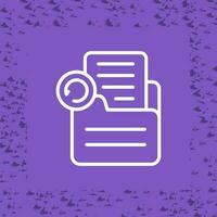 Document Undo Vector Icon